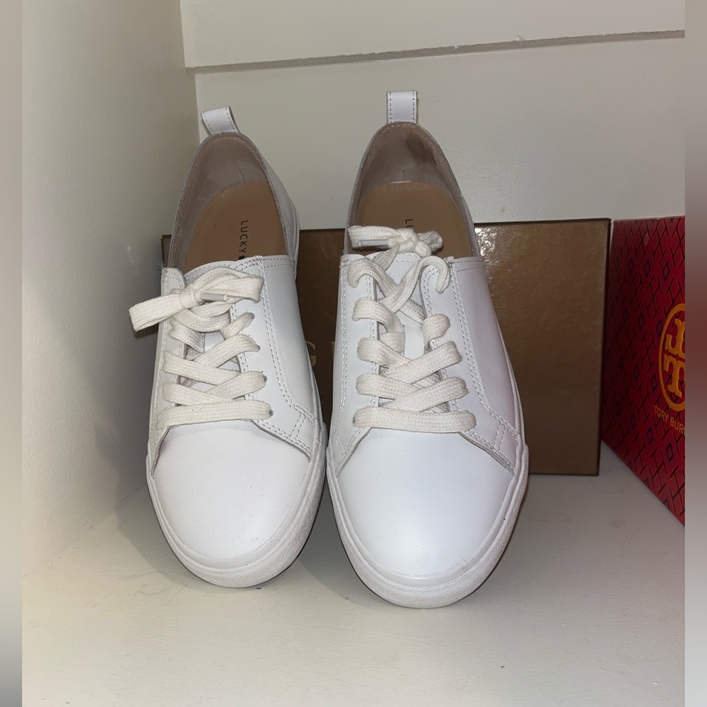 Lucky Brand white leather, Dansbey sneaker